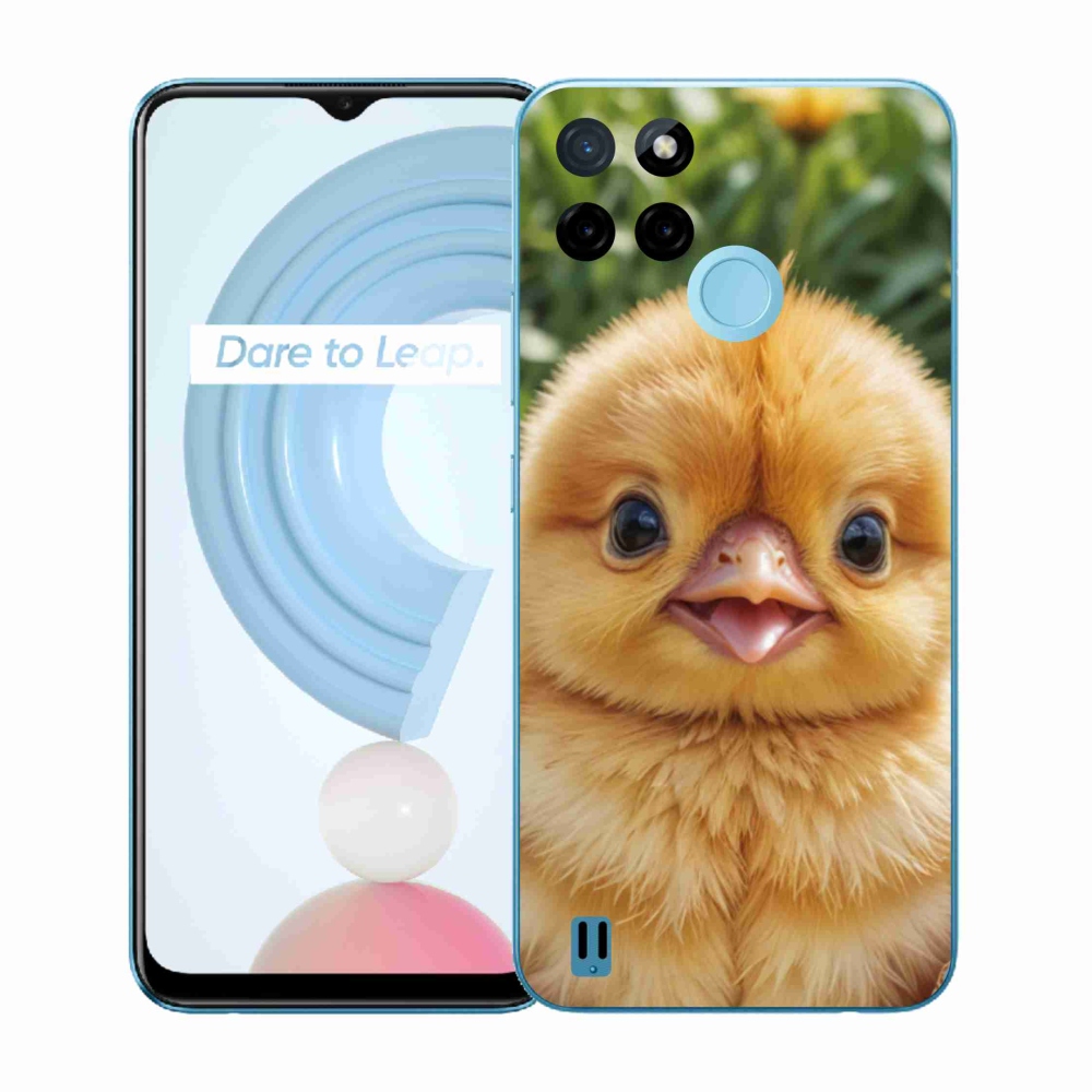 Zselés borítás mmCase a Realme C21Y/C25Y készülékhez - happy chick