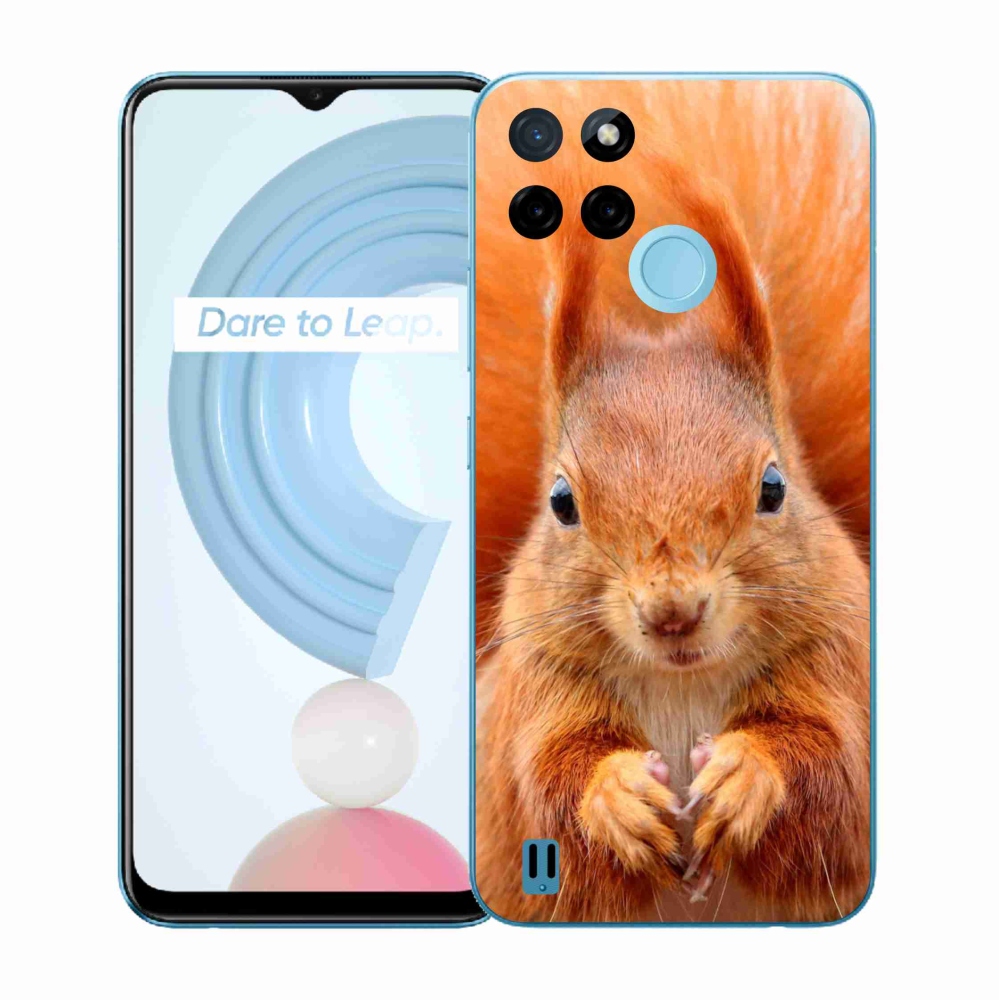 Zselés borítás mmCase a Realme C21Y/C25Y készülékhez - mókus