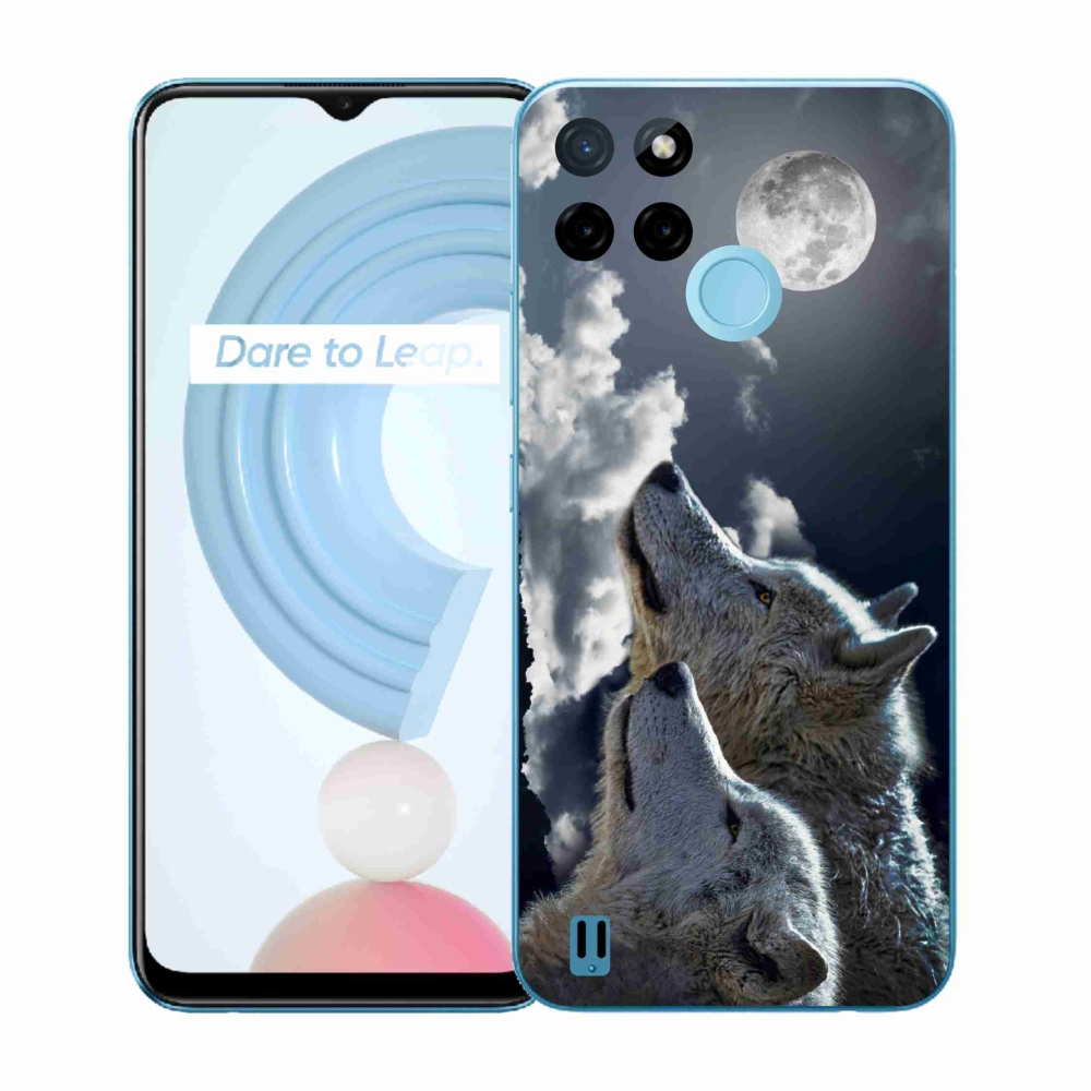 Zselés borítás mmCase a Realme C21Y/C25Y készülékhez - farkasok