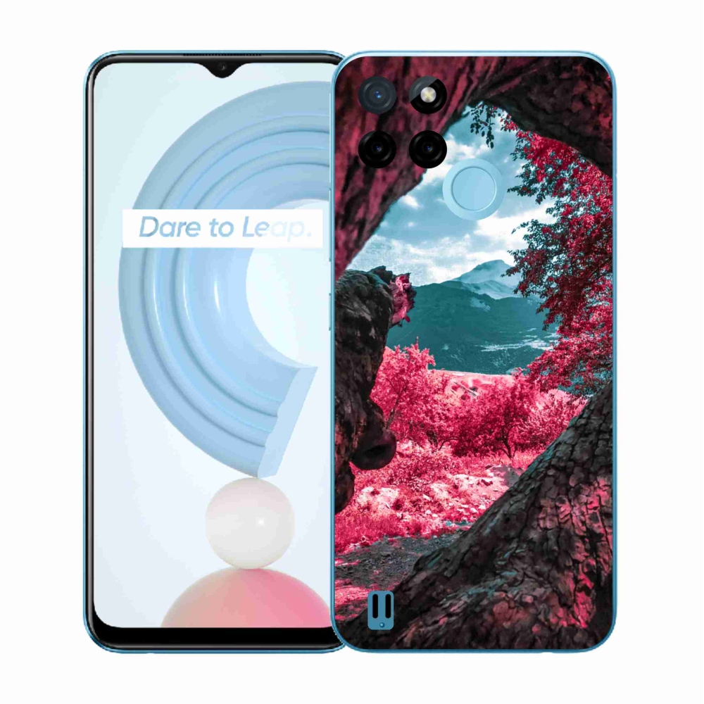 Zselés tok mmCase a Realme C21Y/C25Y készülékhez - hegyi kilátás