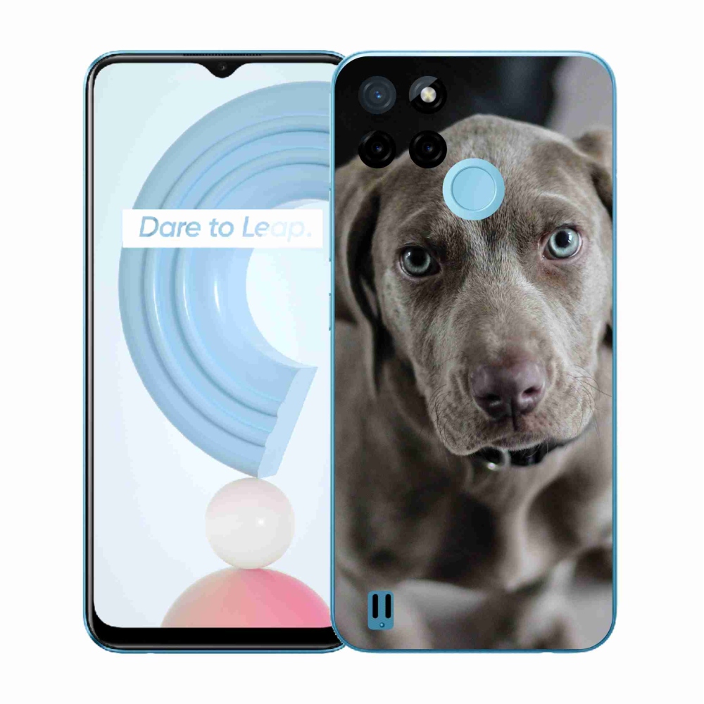 Zselés borítás mmCase a Realme C21Y/C25Y készülékhez - Weimaraner
