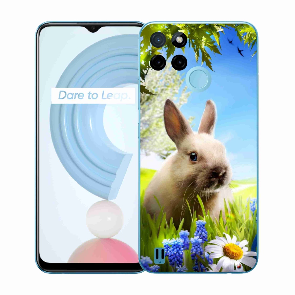 Zselés borítás mmCase a Realme C21Y/C25Y készülékhez - nyuszi