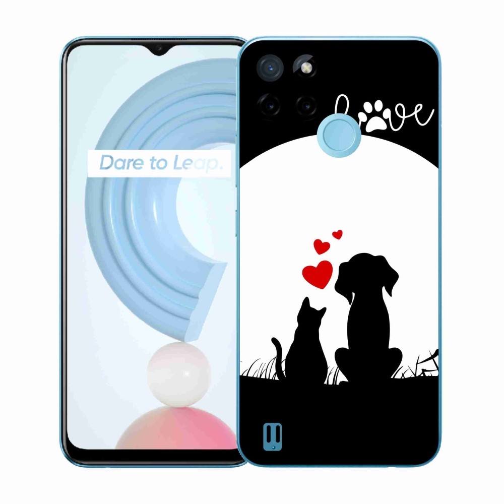 Zselés borítás mmCase a Realme C21Y/C25Y készülékhez - állatszerelem
