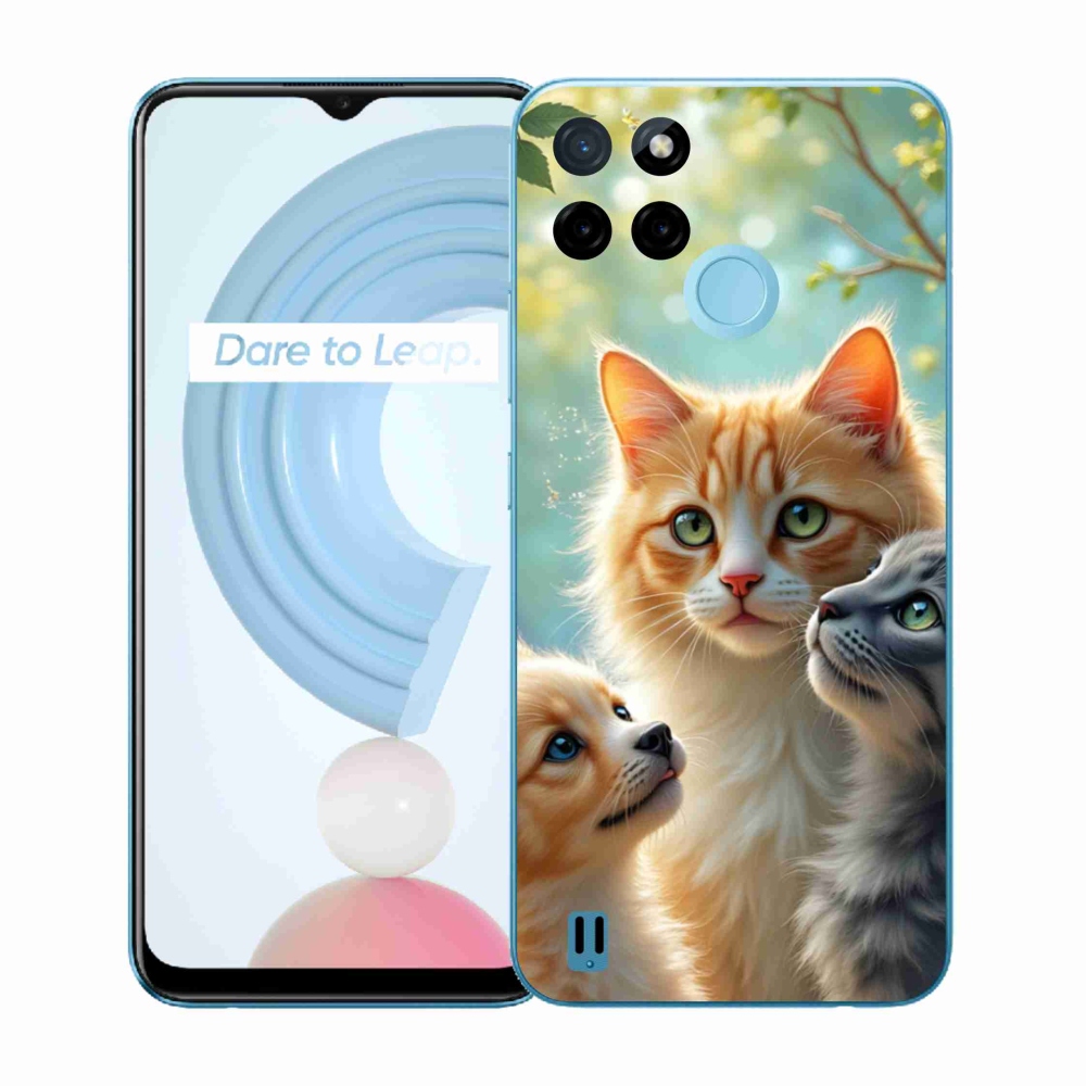 Zselés borítás mmCase a Realme C21Y/C25Y készülékhez - állatbarátság 2