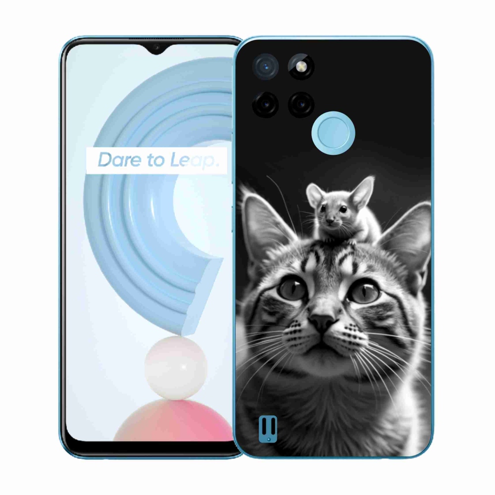Zselés borítás mmCase a Realme C21Y/C25Y készülékhez - állatbarátság 2