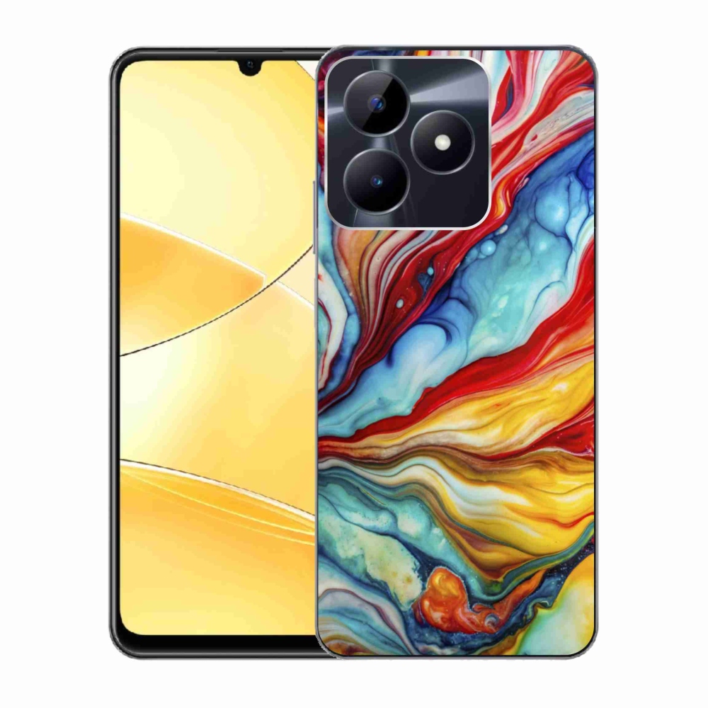 mmCase géltok a Realme C51/C53-hoz – absztrakt motívum 58