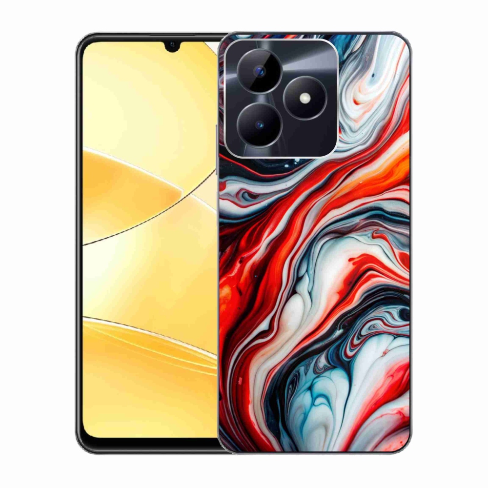 mmCase géltok a Realme C51/C53-hoz – absztrakt motívum 63