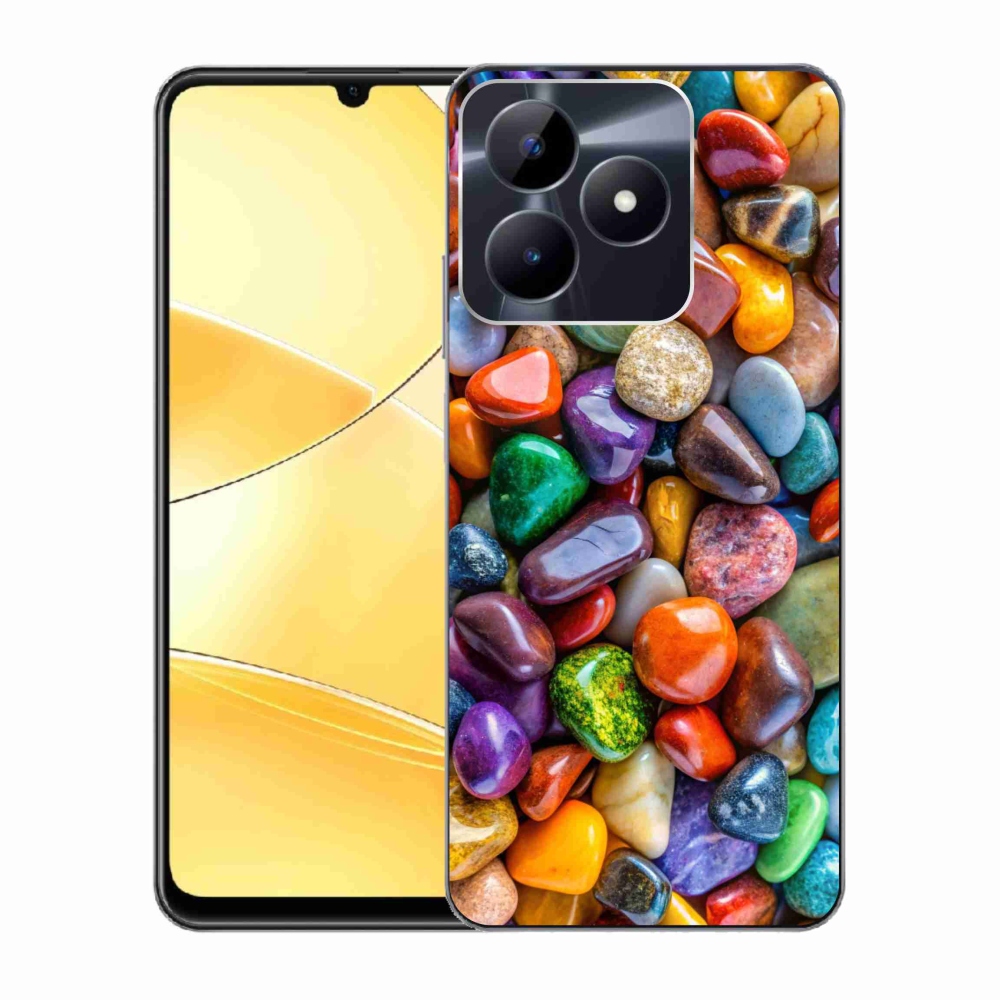 mmCase gél tok a Realme C51/C53-hoz – színes strasszokkal