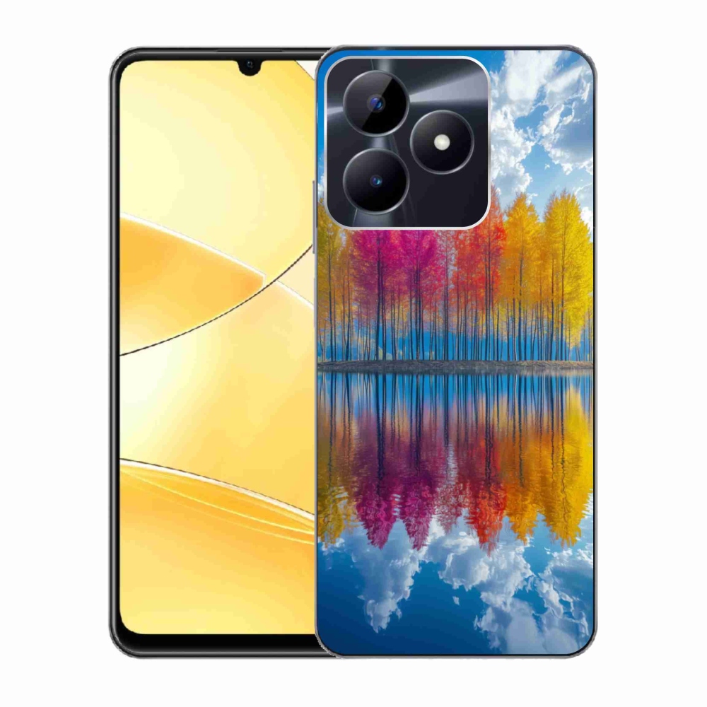 mmCase gél tok a Realme C51/C53-hoz – színes fák