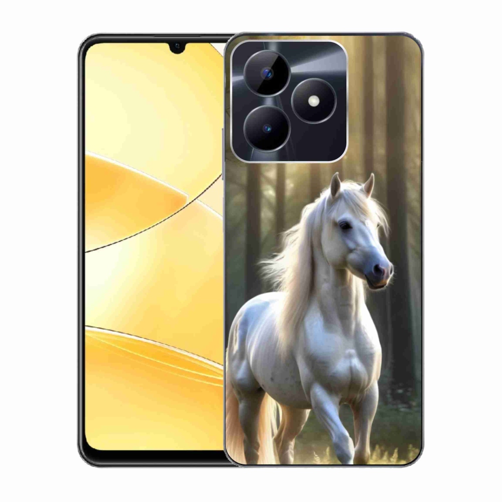 mmCase géltok a Realme C51/C53-hoz – fehér ló 3