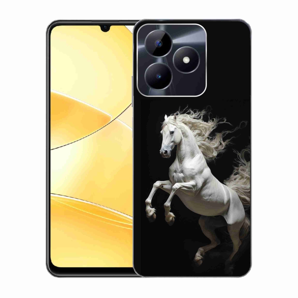 mmCase géltok a Realme C51/C53-hoz – fehér ló 4