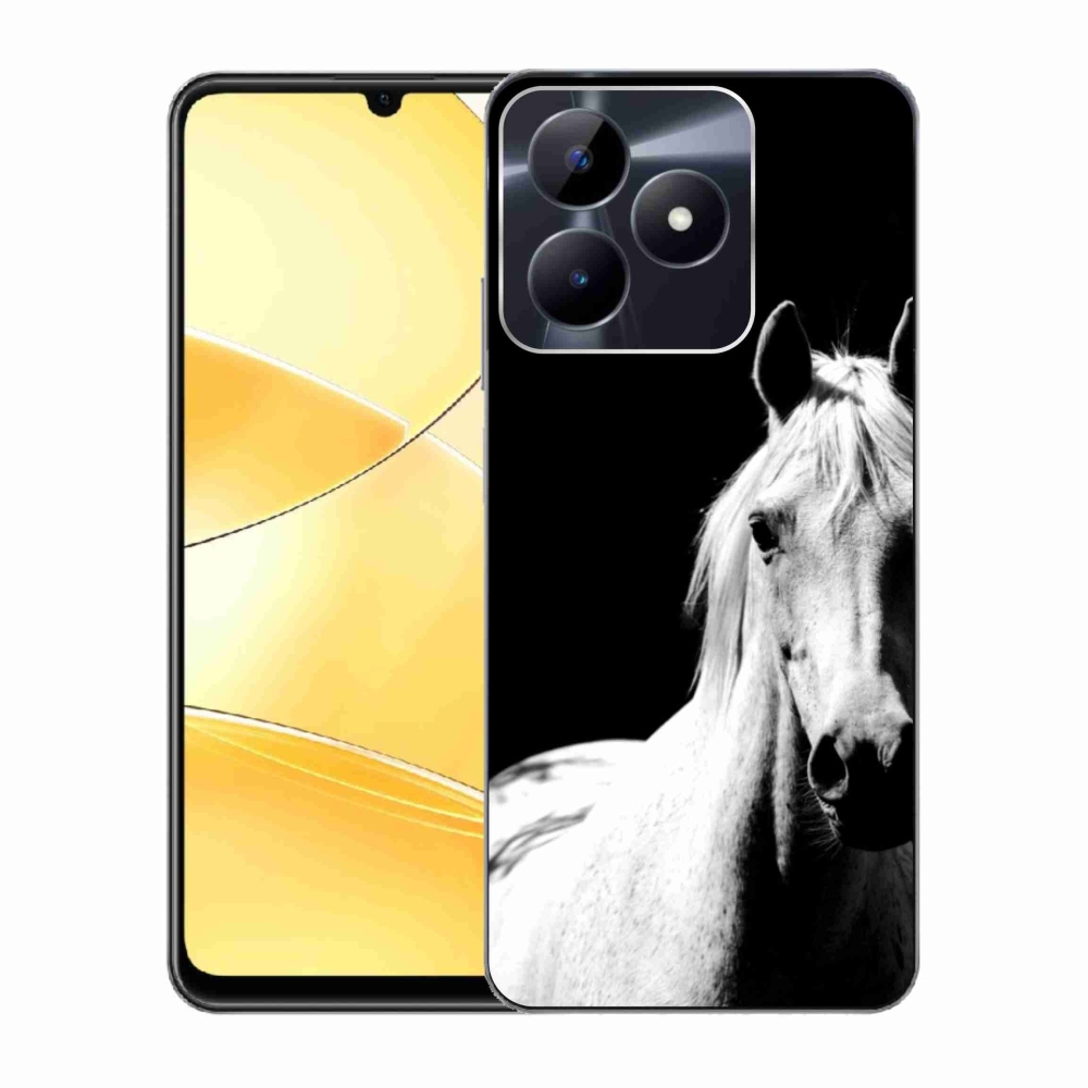 mmCase géltok a Realme C51/C53-hoz – fehér ló 5