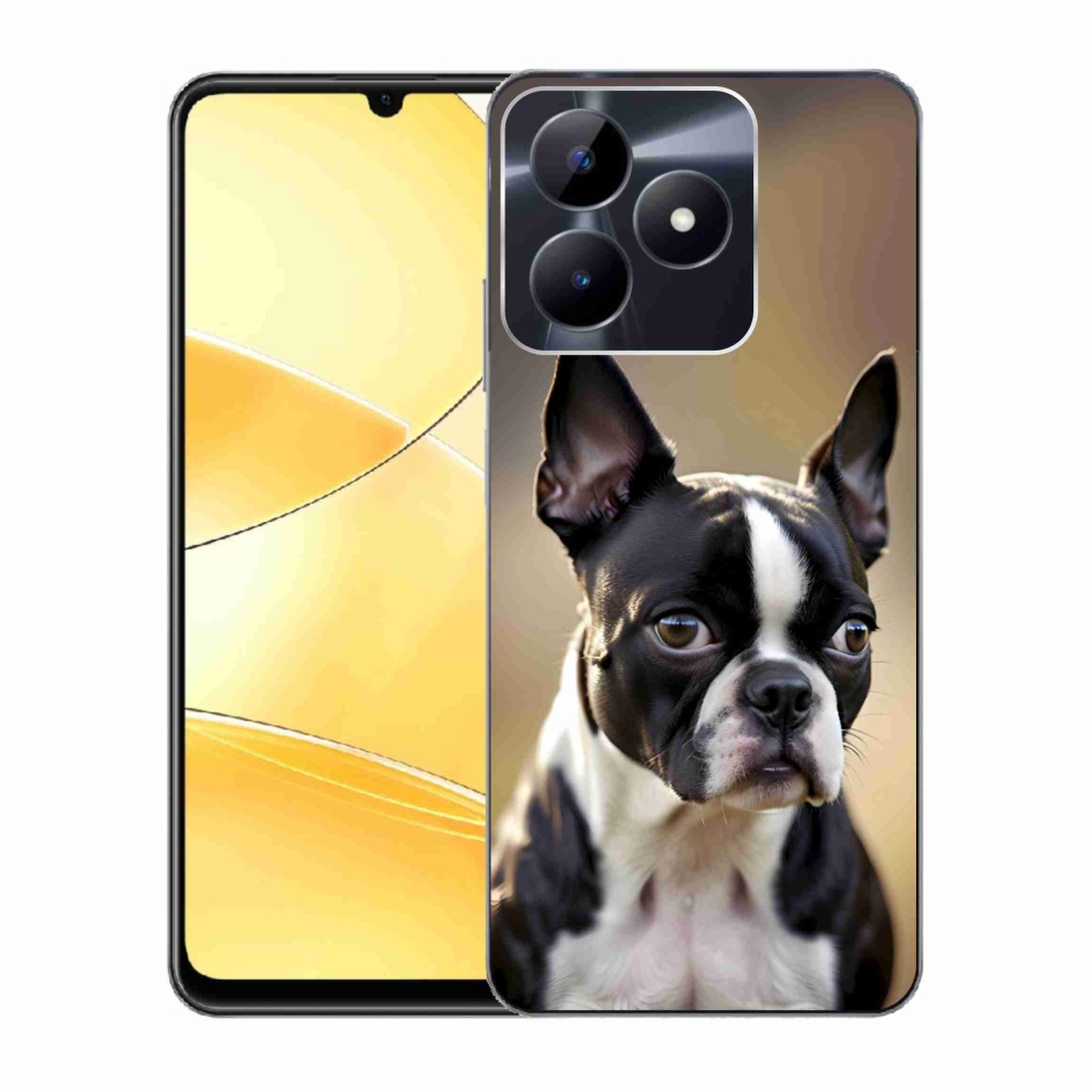 mmCase géltok a Realme C51/C53-hoz – bostoni terrier