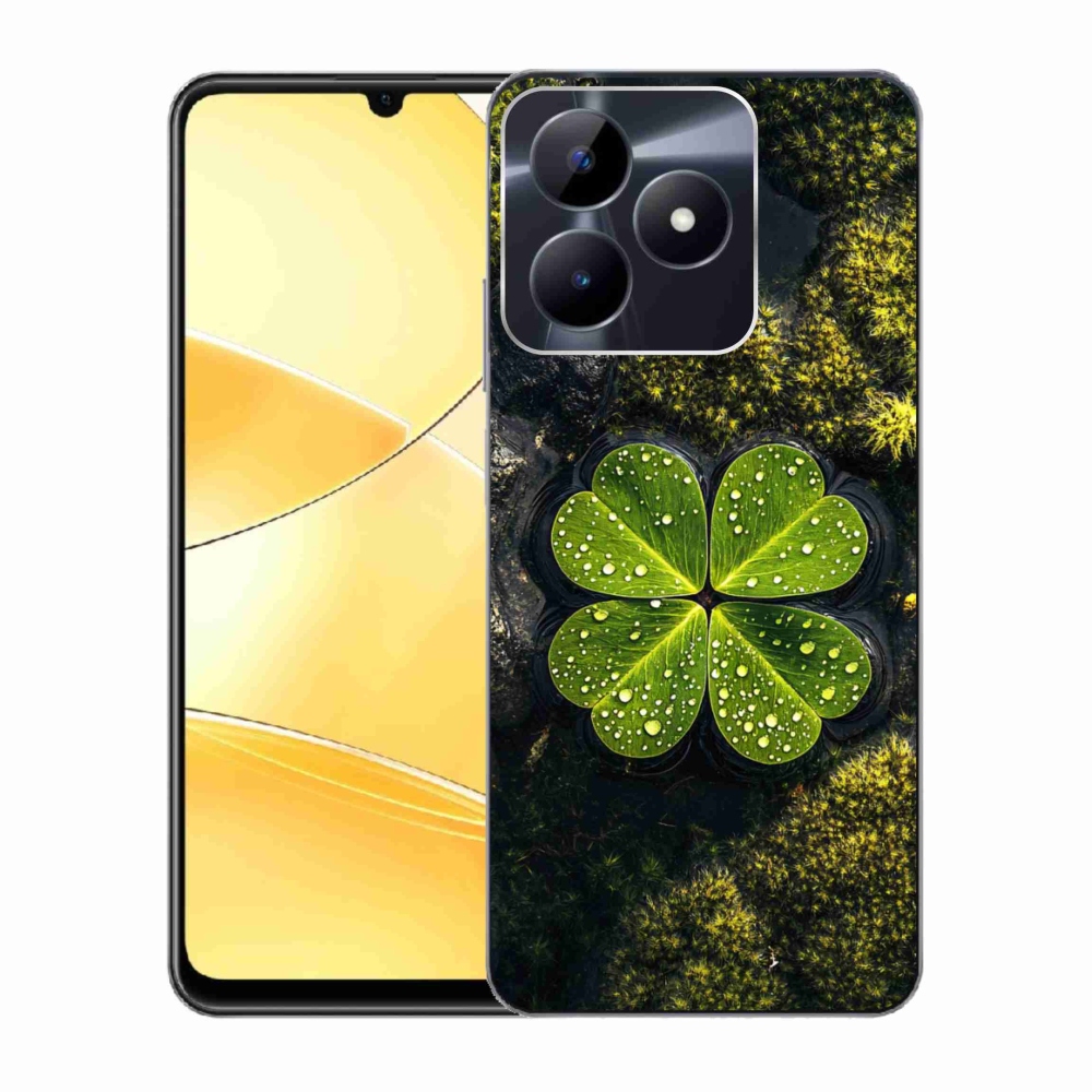 mmCase gél tok a Realme C51/C53-hoz – négylevelű lóhere