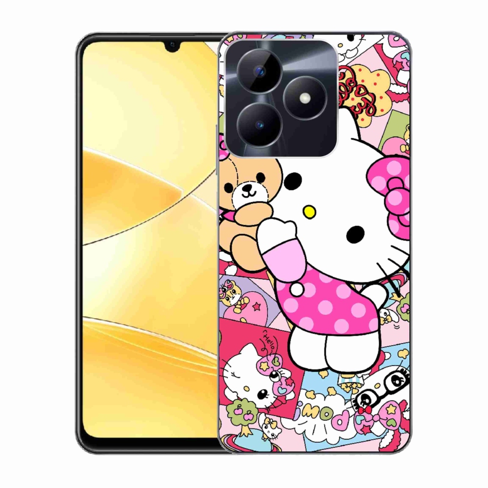 mmCase géltok a Realme C51/C53-hoz – aranyos cica