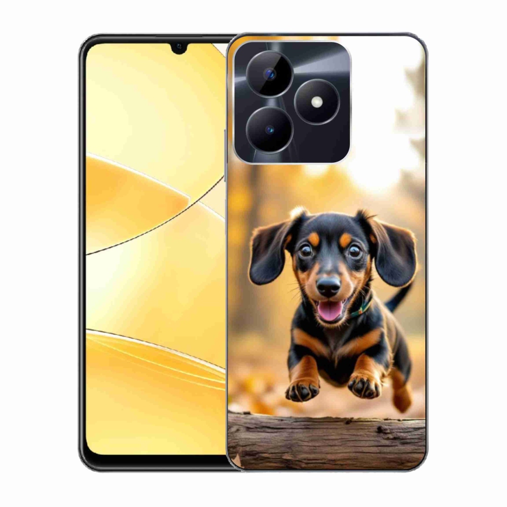 mmCase gél tok a Realme C51/C53-hoz – dachshund 2