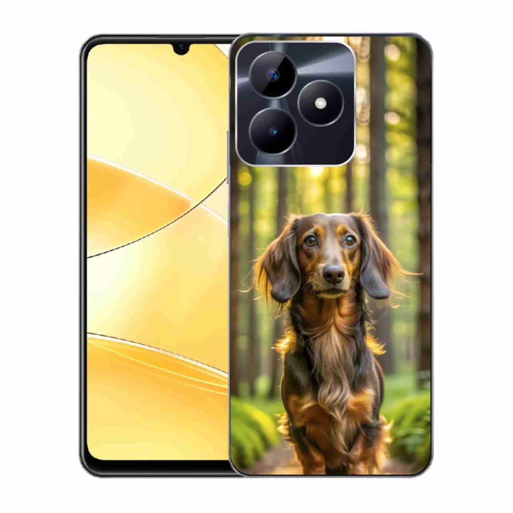 mmCase gél tok a Realme C51/C53-hoz – dachshund 4