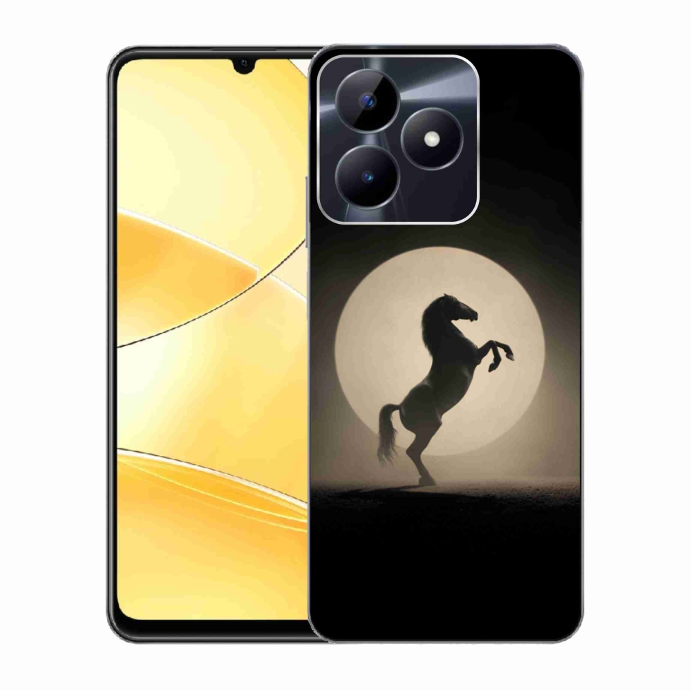 mmCase gél tok a Realme C51/C53-hoz – ló sziluettje