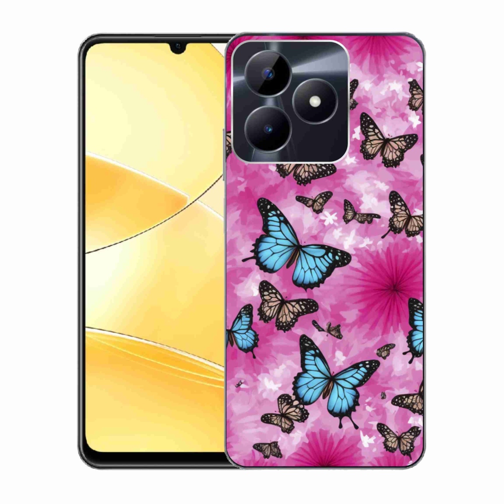 mmCase géltok a Realme C51/C53-hoz – pillangókert