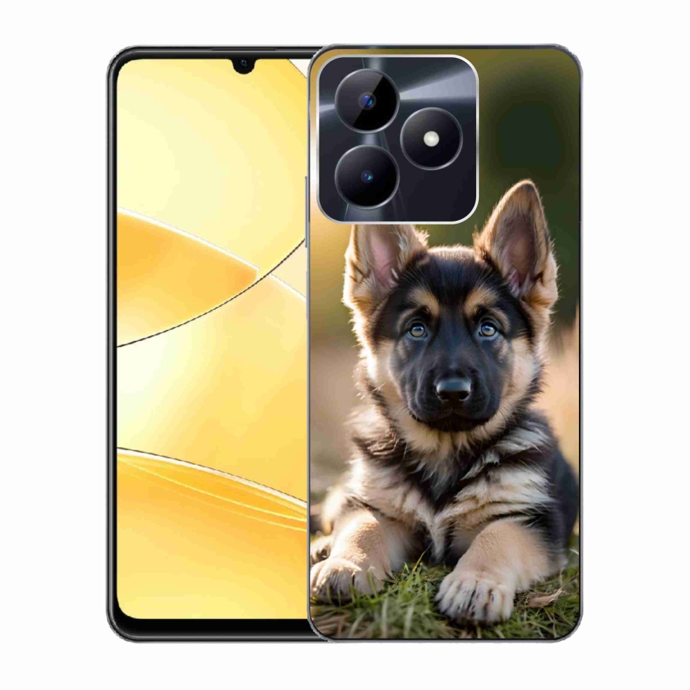 mmCase gél tok a Realme C51/C53-hoz – német juhászkutya a természetben