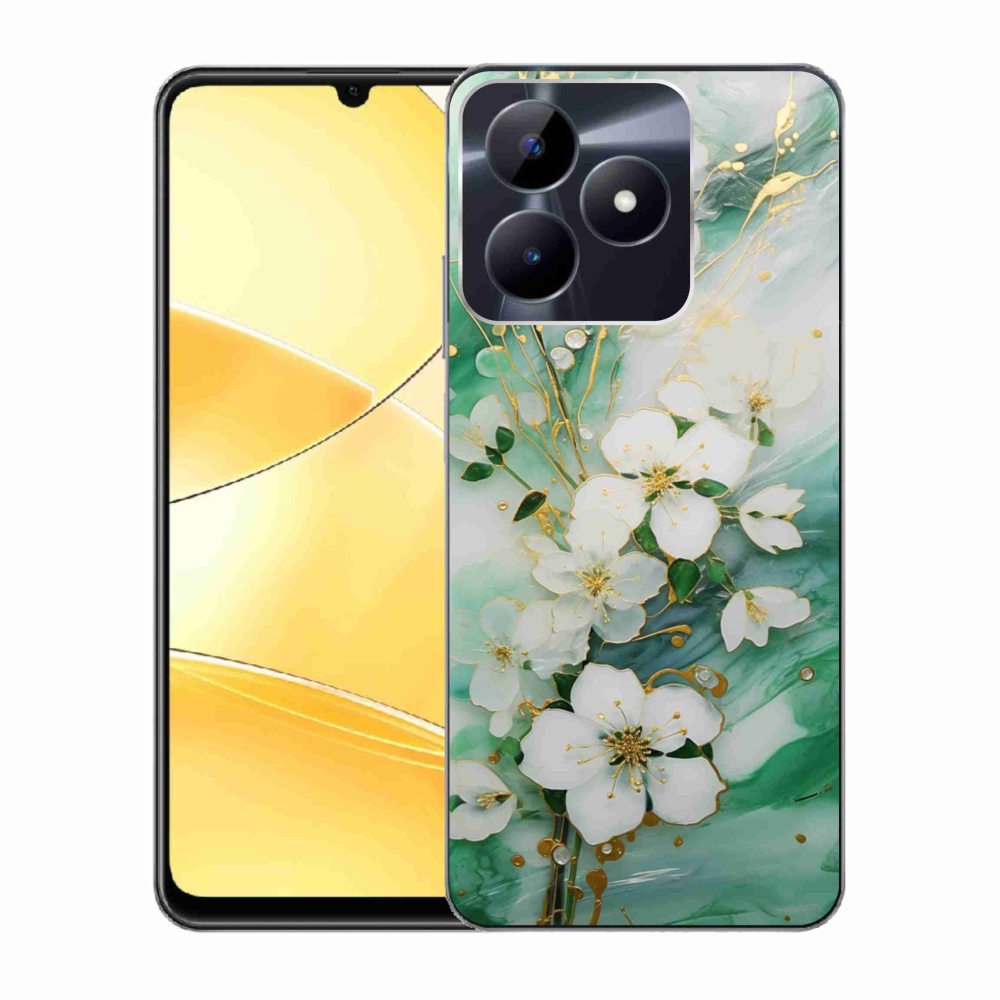 mmCase gél tok a Realme C51/C53-hoz – finom virágok
