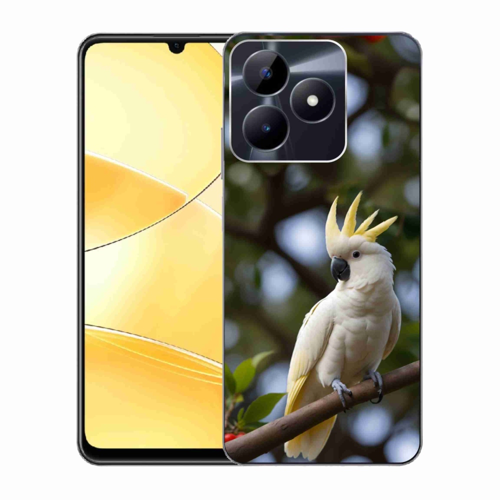 mmCase géltok a Realme C51/C53-hoz – kakadu papagáj 3