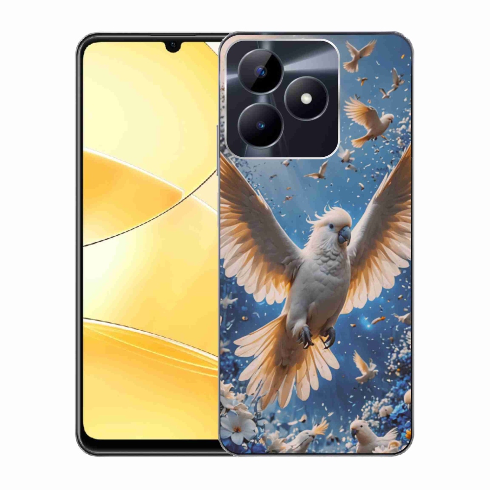 mmCase géltok a Realme C51/C53-hoz – kakadu papagáj