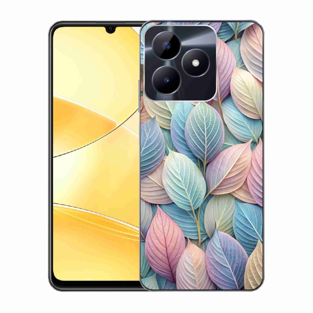 mmCase géltok a Realme C51/C53-hoz – pasztell levelek