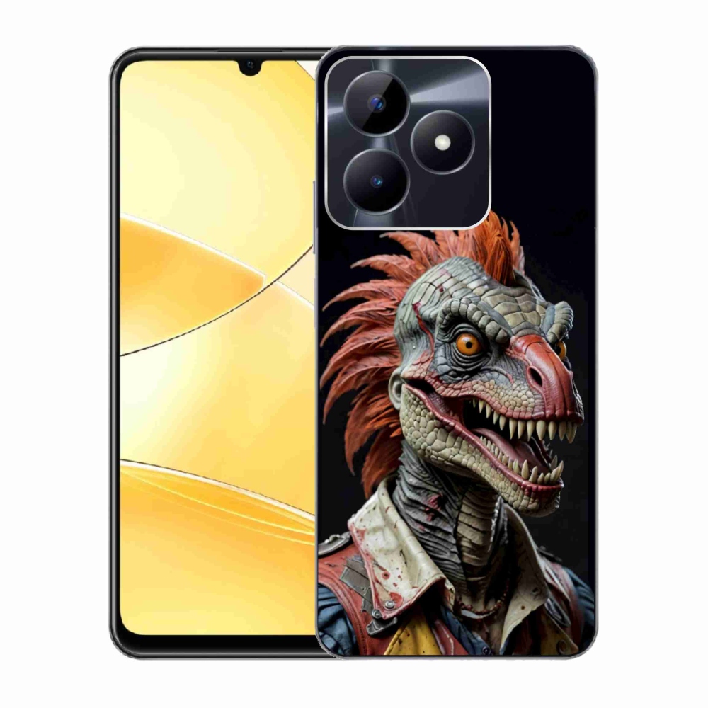 mmCase géltok a Realme C51/C53-hoz – punk dinoszaurusz