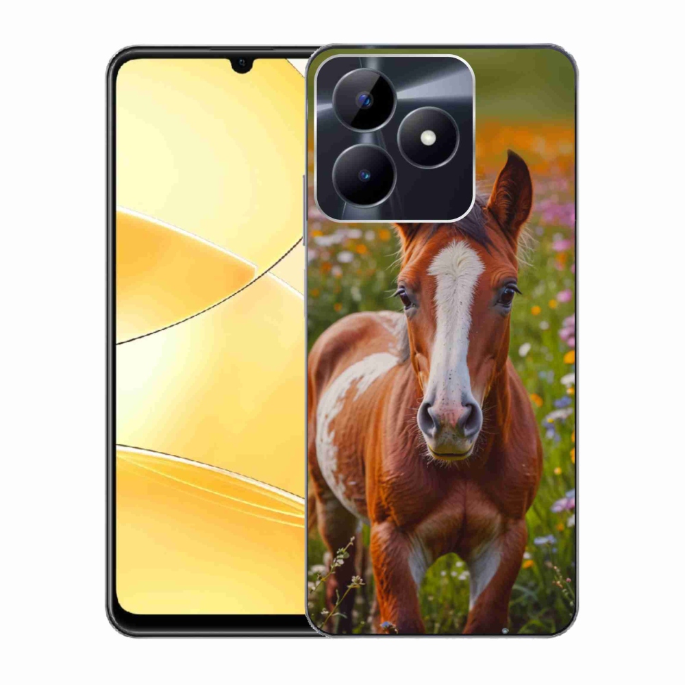 mmCase gél tok a Realme C51/C53-hoz – aranyos csikó