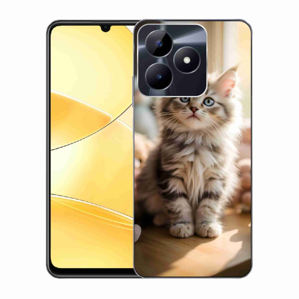 mmCase gél tok a Realme C51/C53-hoz – aranyos cica 10