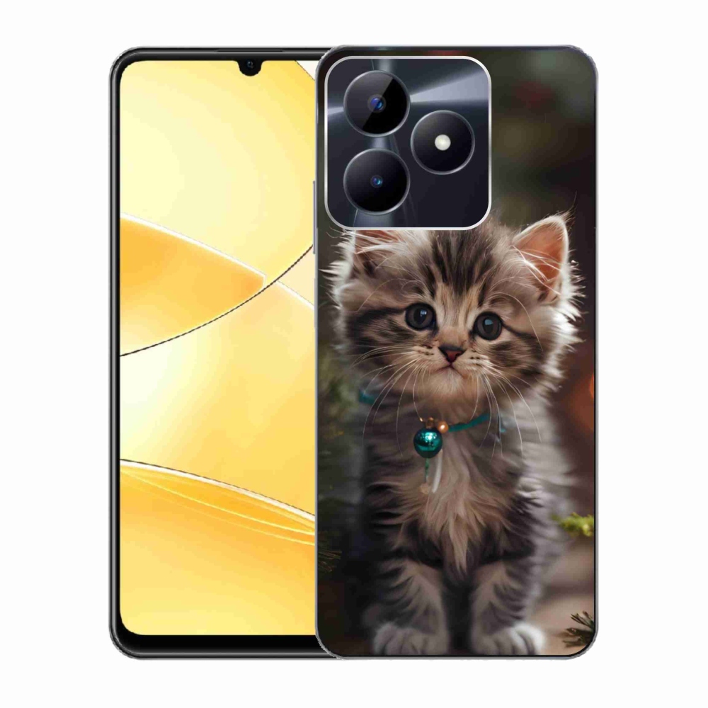 mmCase gél tok a Realme C51/C53-hoz – aranyos cica 11