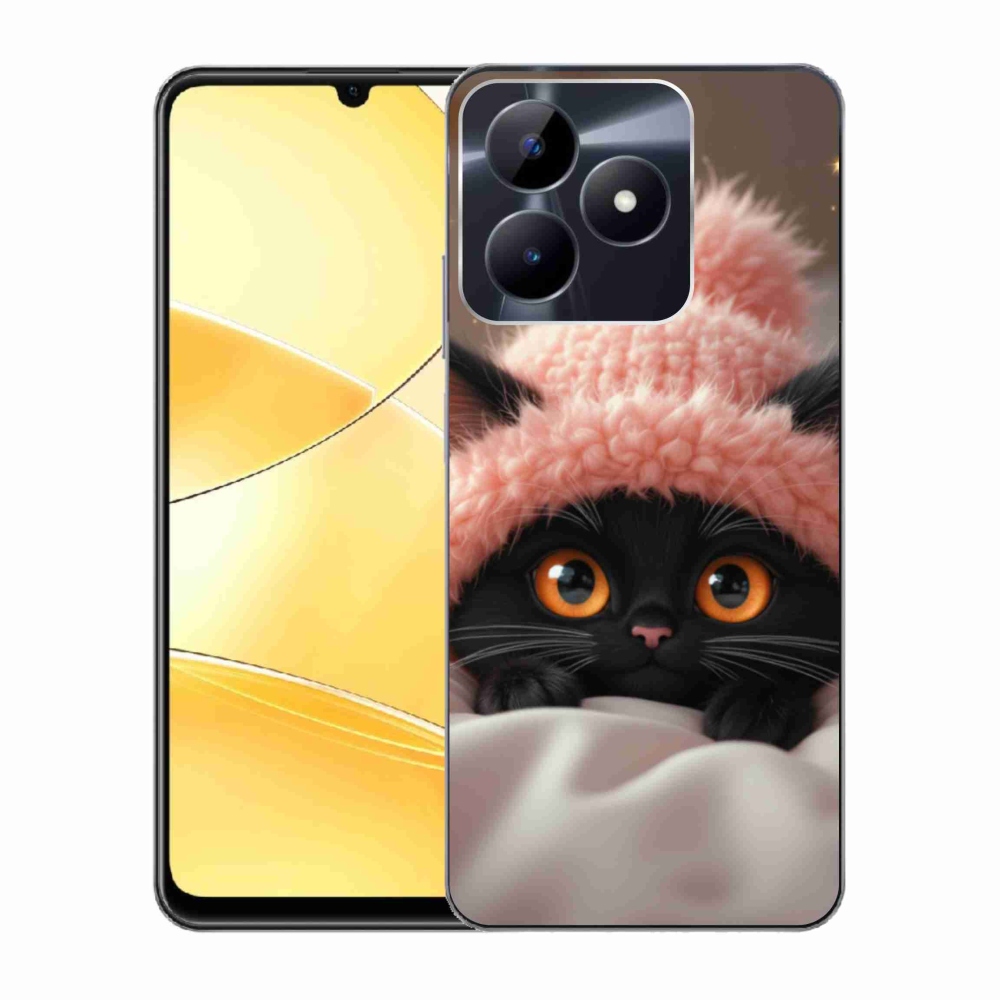 mmCase gél tok a Realme C51/C53-hoz – aranyos cica 7