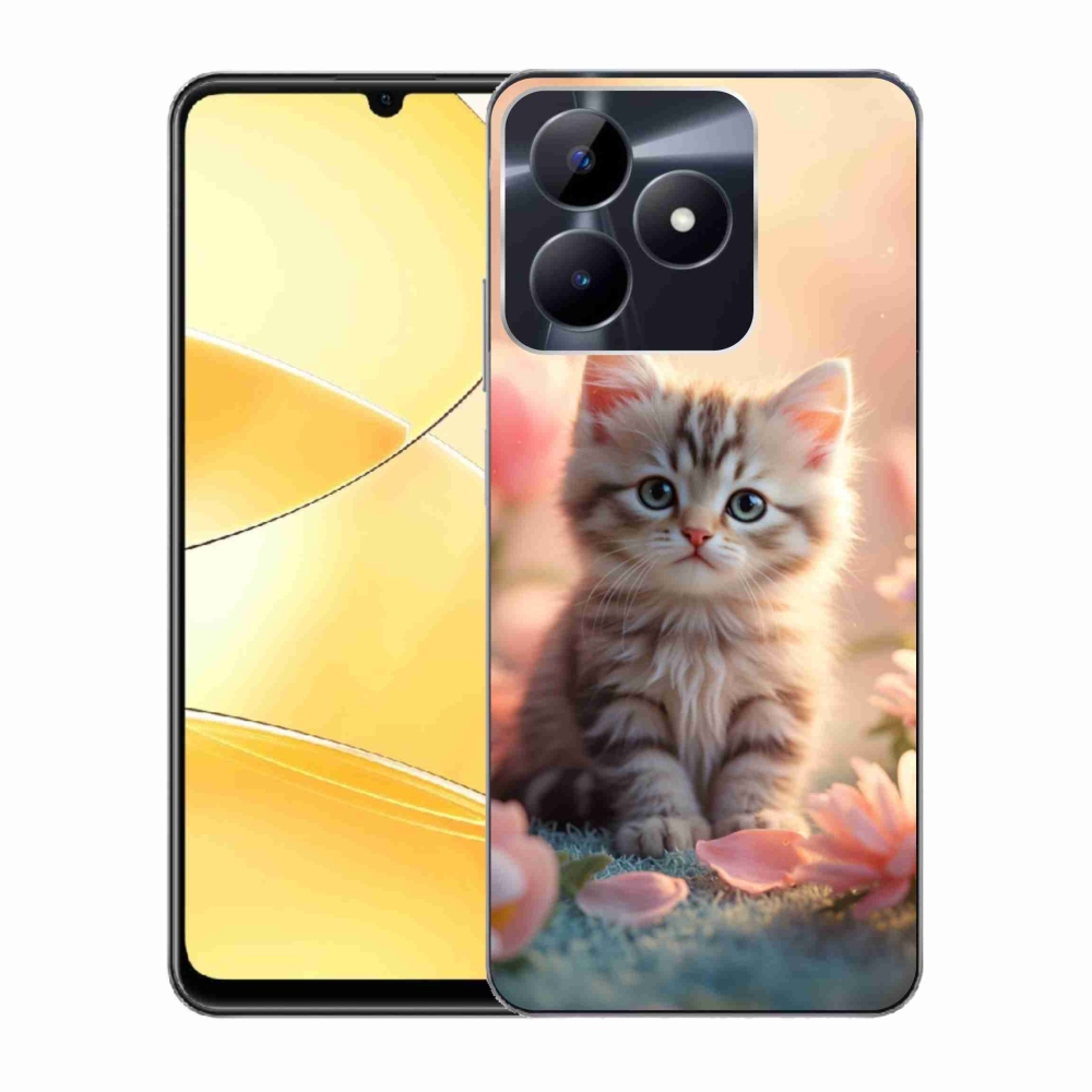 mmCase gél tok a Realme C51/C53-hoz – aranyos cica 8