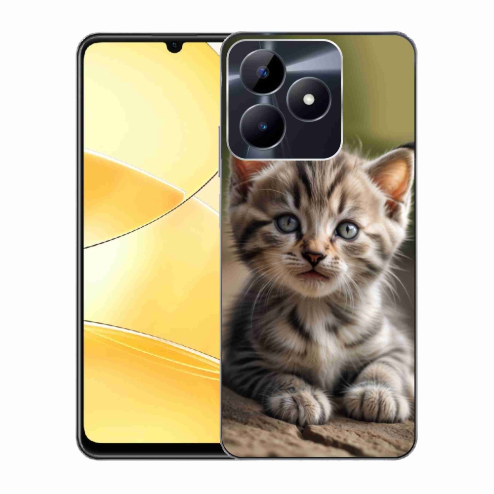 mmCase gél tok a Realme C51/C53-hoz – aranyos cica 9