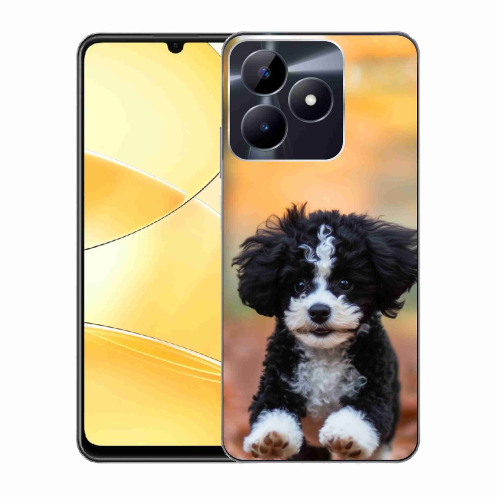 mmCase gél tok a Realme C51/C53-hoz – aranyos kiskutya 2