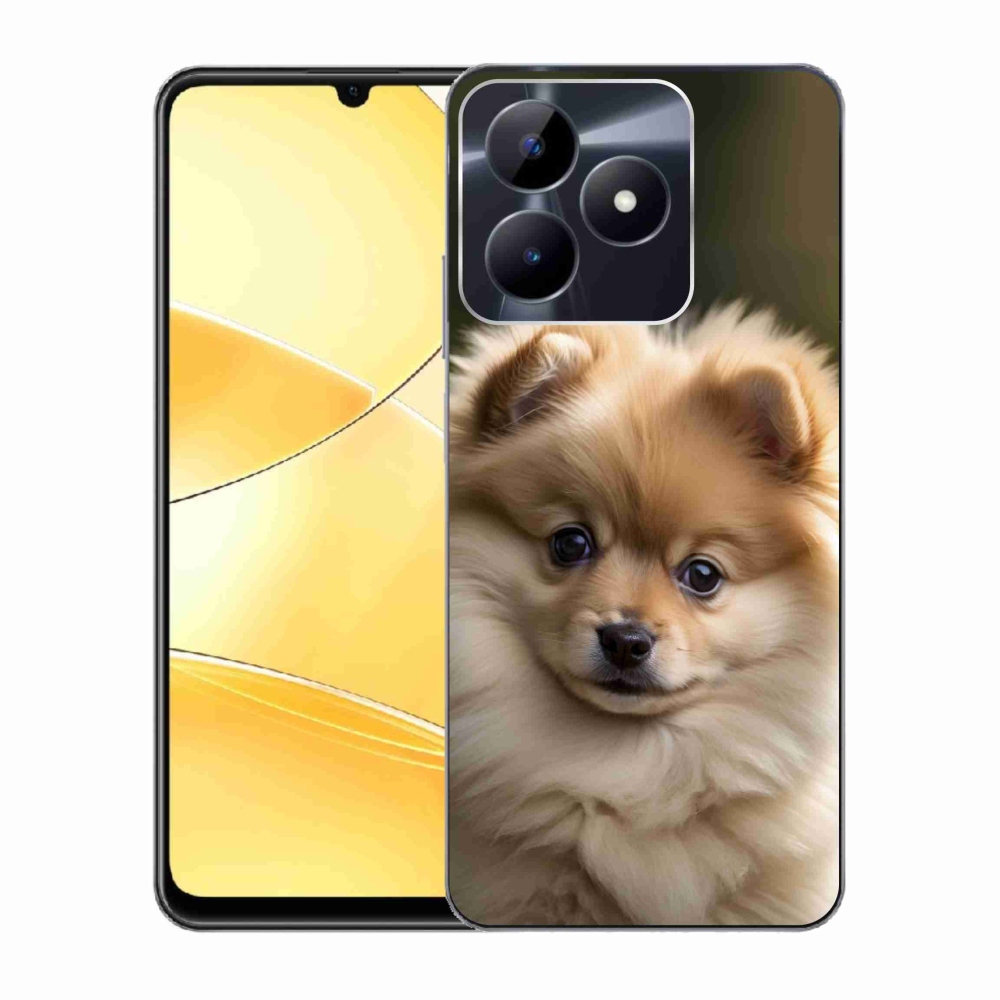 mmCase gél tok a Realme C51/C53-hoz – aranyos pomerániai 2