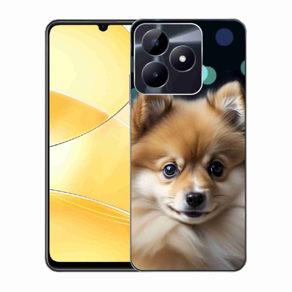 mmCase gél tok a Realme C51/C53-hoz – aranyos pomerániai