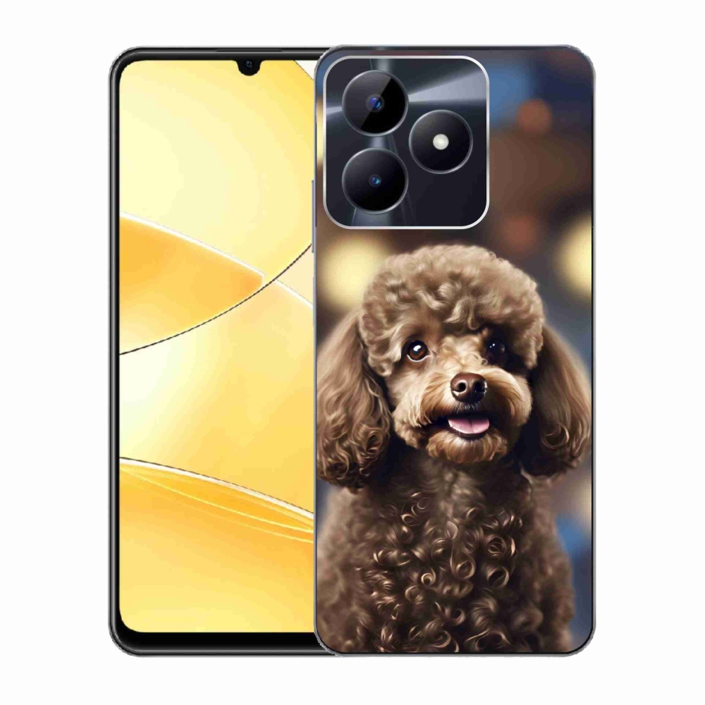 mmCase gél tok a Realme C51/C53-hoz – aranyos pudli