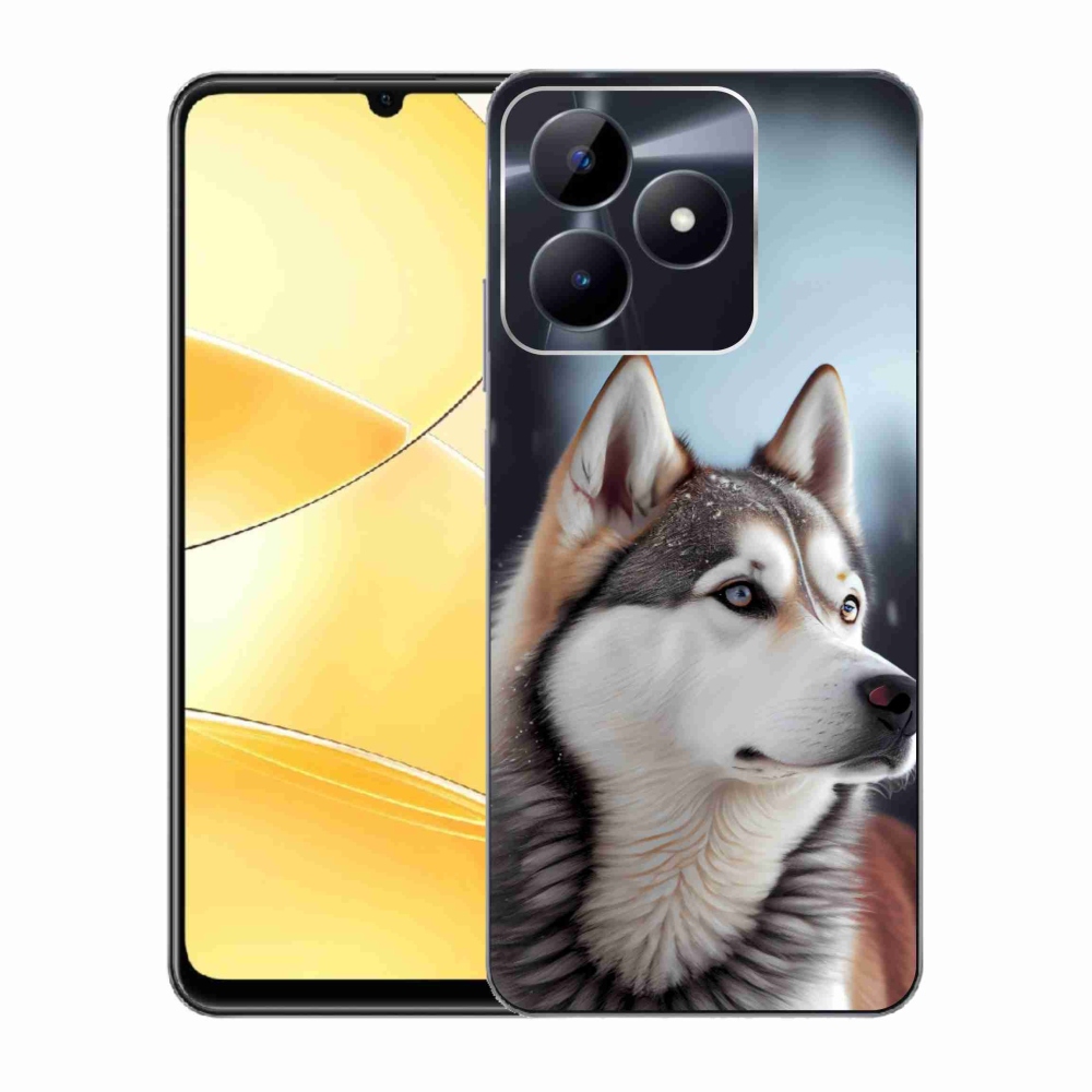 mmCase géltok a Realme C51/C53-hoz – szibériai husky
