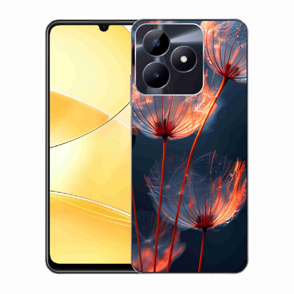 mmCase gél tok a Realme C51/C53-hoz – fénylő pelyhek
