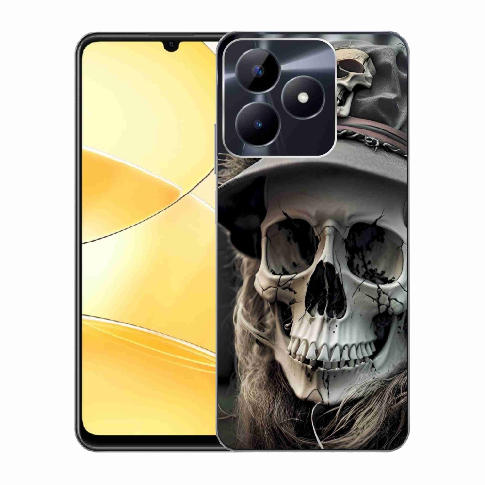 mmCase géltok a Realme C51/C53-hoz – sötét koponya