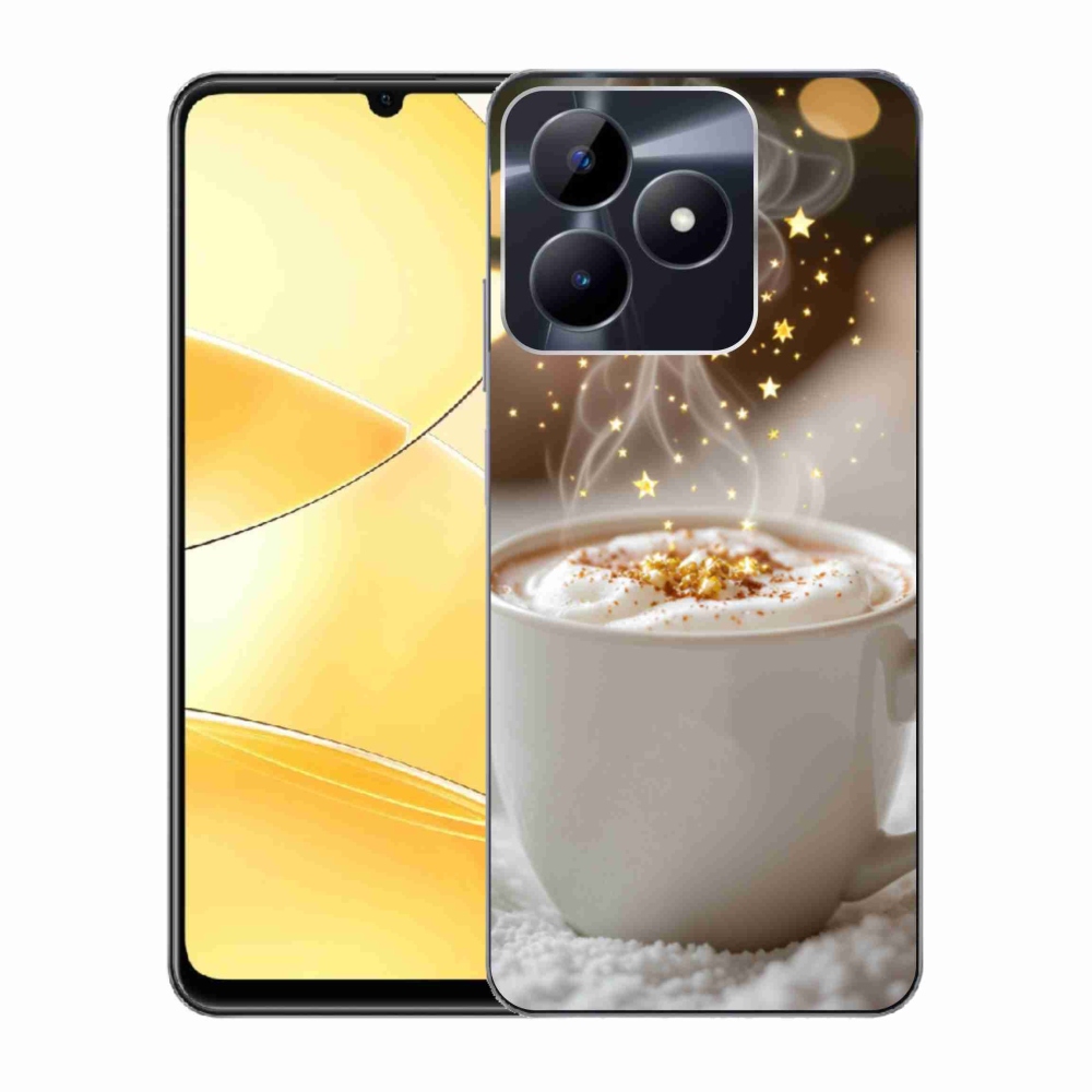 mmCase gél tok a Realme C51/C53-hoz – karácsonyi forró ital