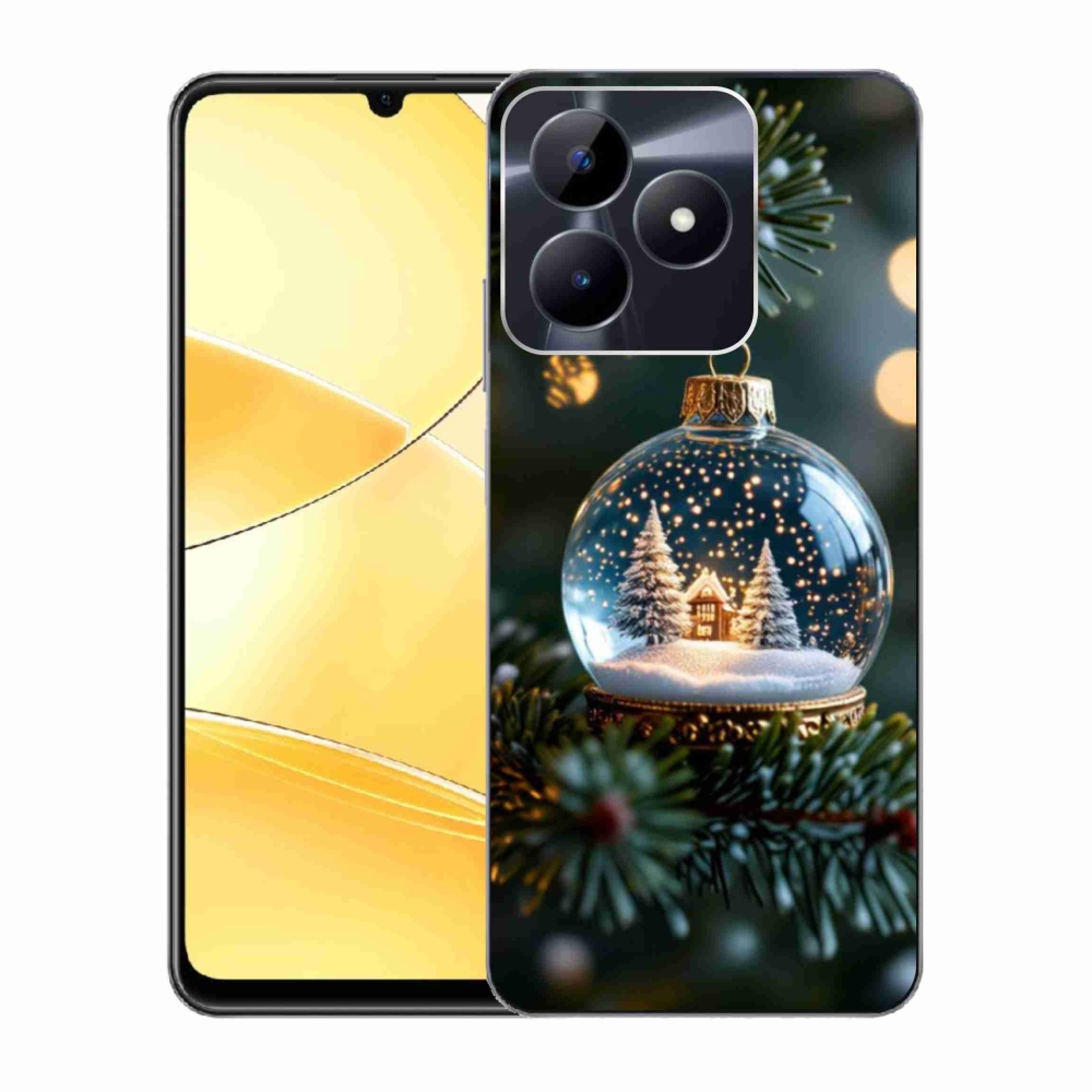 mmCase gél tok a Realme C51/C53-hoz – karácsonyi gömb 2