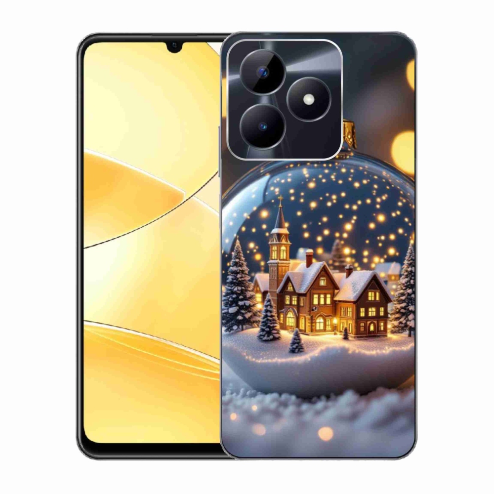 mmCase gél tok a Realme C51/C53-hoz – karácsonyi gömb 4