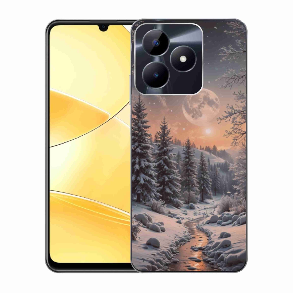 mmCase gél tok a Realme C51/C53-hoz – téli táj 2