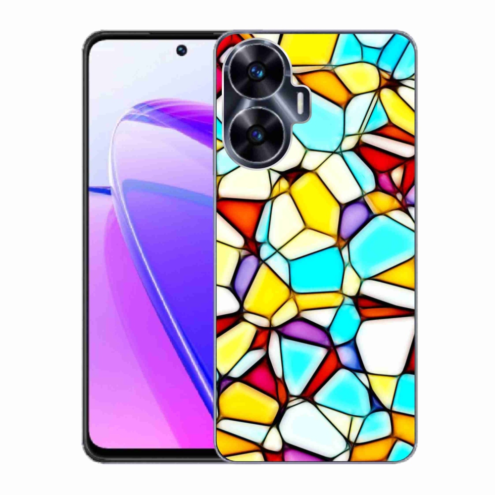 mmCase gélhuzat a Realme C55-hez – absztrakt motívum 40
