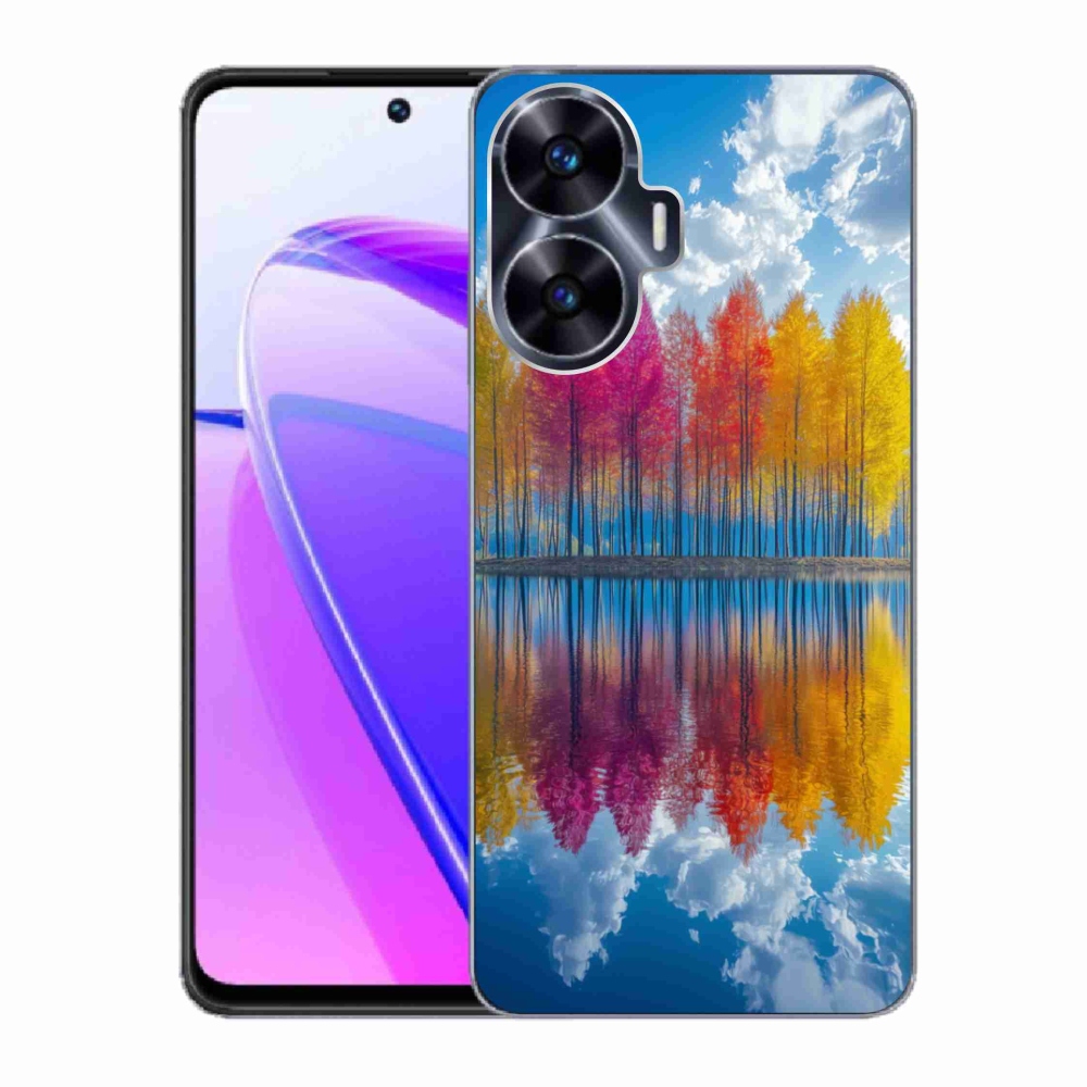 mmCase gél tok a Realme C55-hez – színes fák