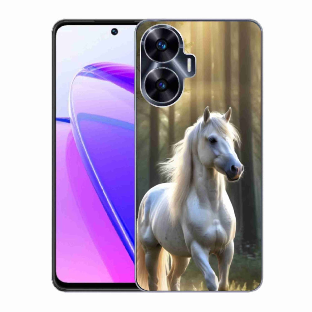 mmCase géltok a Realme C55-hez – fehér ló 3