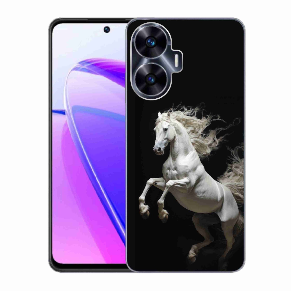 mmCase géltok a Realme C55-hez – fehér ló 4